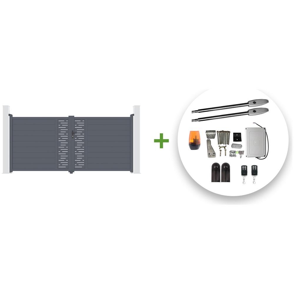 Cancello A Battente Elettrico 3m Arlberg H. 180 + Tanker B250 - Foto 1