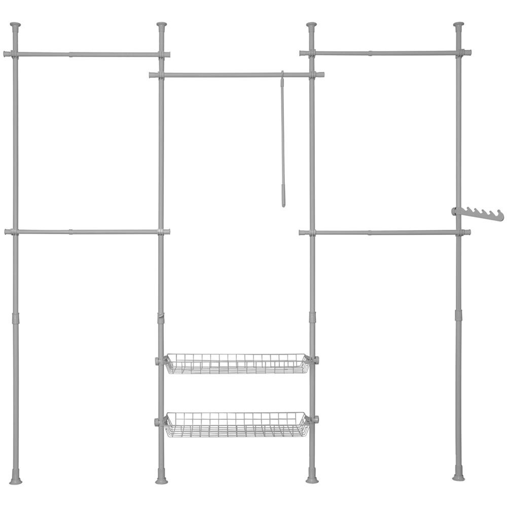 Cabina Armadio Guardaroba Componibile, Altezza E Lunghezza Regolabile Kls04-hg Sobuy - Foto 1