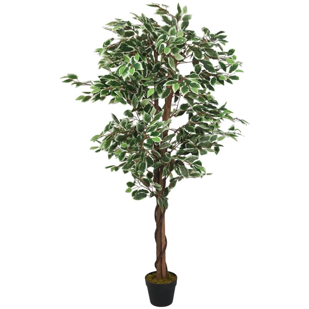 Albero Di Ficus Artificiale 1008 Foglie 180 Cm Verde - Foto 1