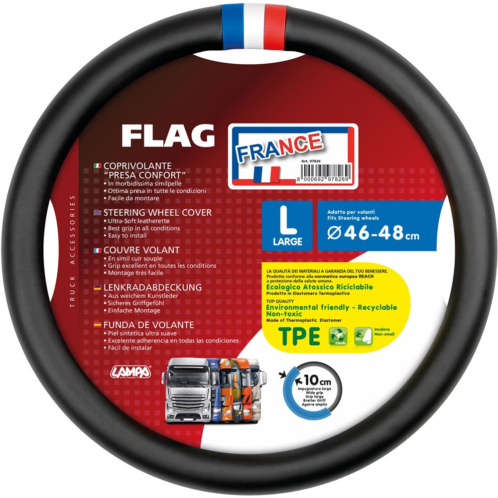 Flag Francia, Coprivolante In Skeentex - L - ? 46/48 Cm - Foto 1