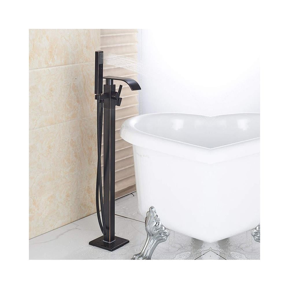 Rubinetto per vasca da bagno indipendente, Blackswan, tipo M17, modello nero anticato, misura 100 cm - Foto 2