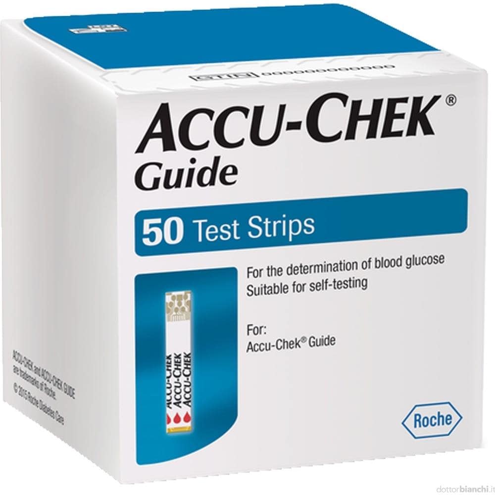 Strisce Misurazione Glicemia Accu-Chek Guide 50 Pezzi Confezione Retail - Foto 1