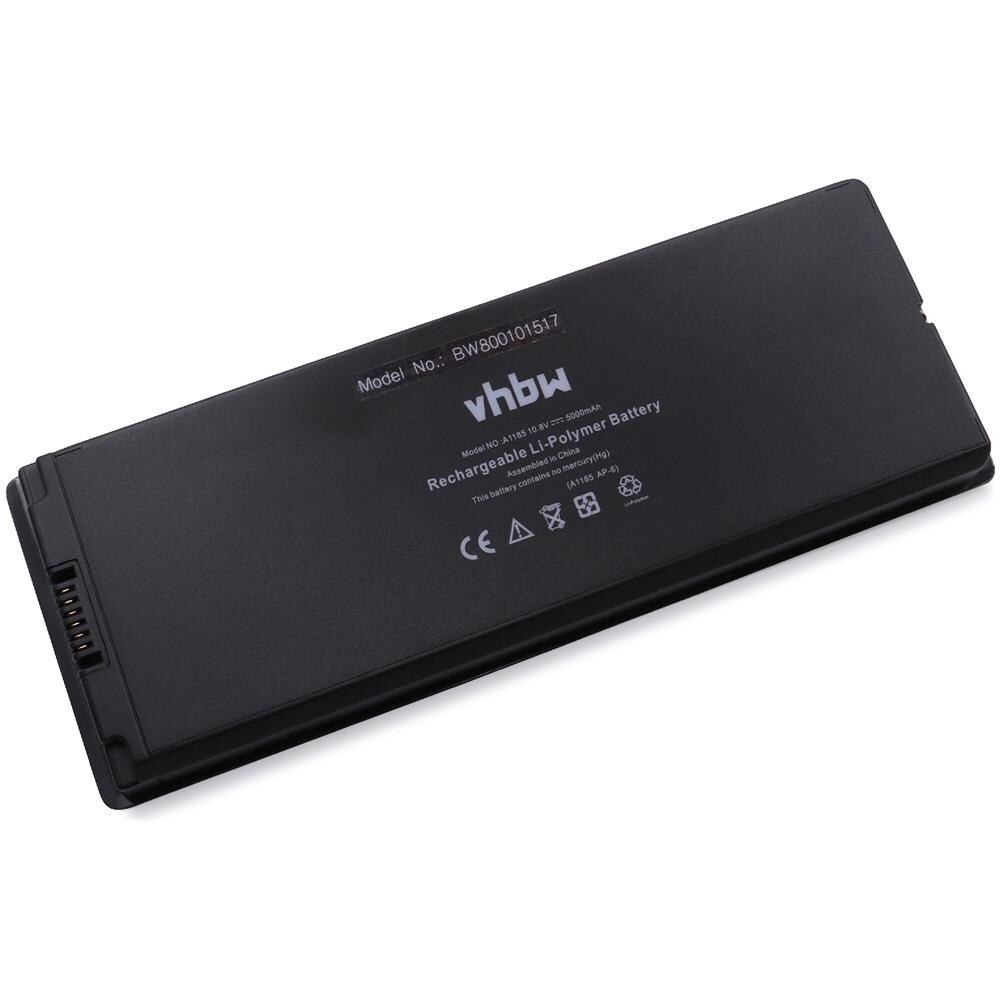Batteria A1185 Compatibile Apple Macbook 13"" Unibody Nero Nera 5000mah A1181 - Foto 2