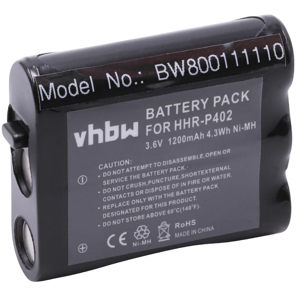 Batteria BY1149 Batteria V-tech VT2032WT Ricaricabile Ni-MH 2.4V 300mAh – Compatibile Con Alcatel E V-tech, Verde Batteria Ni-MH 2.4V 300mAh
