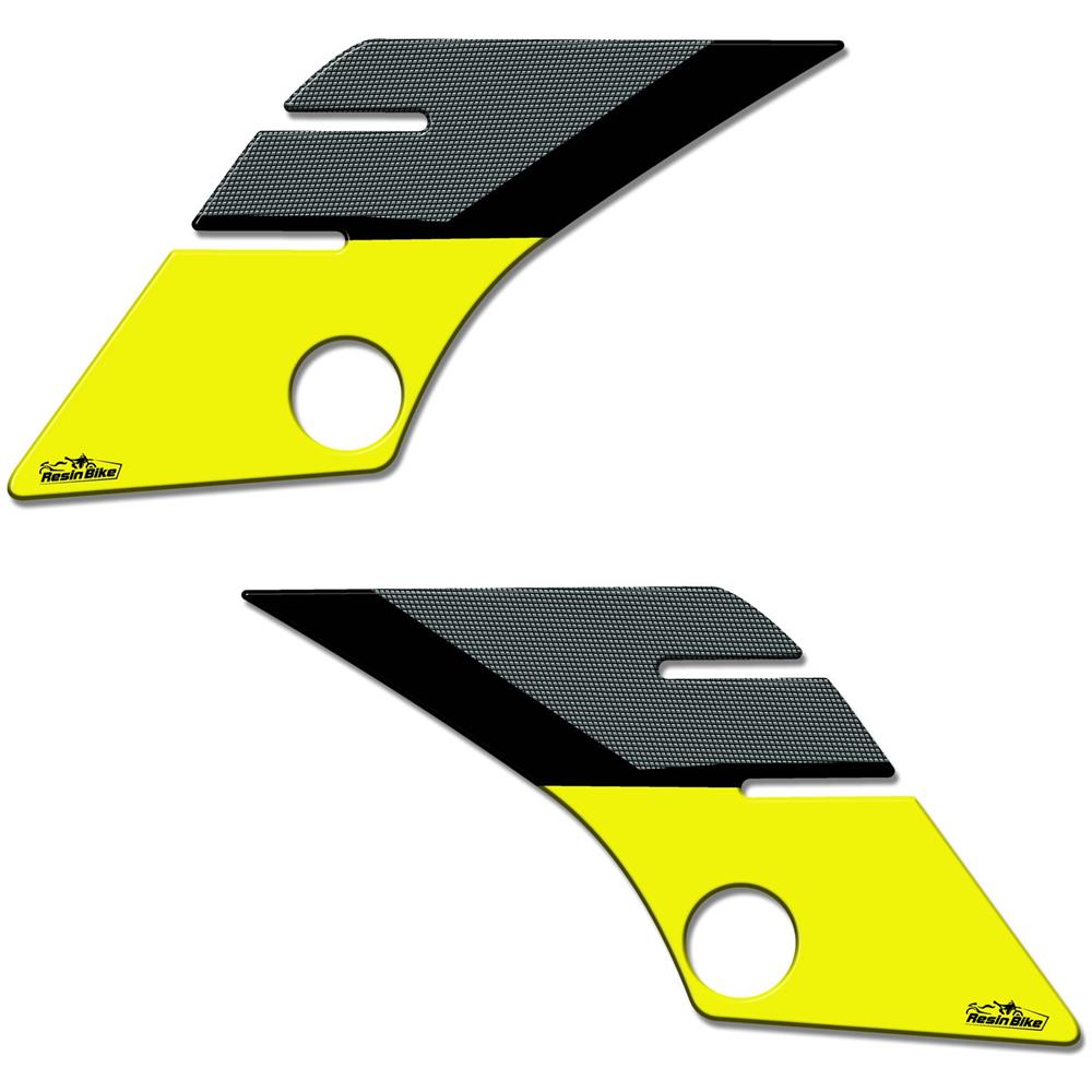Adesivi 3d Protezioni Laterali 05 Compatibili Con Yamaha Tenere 700 2019 Giallo