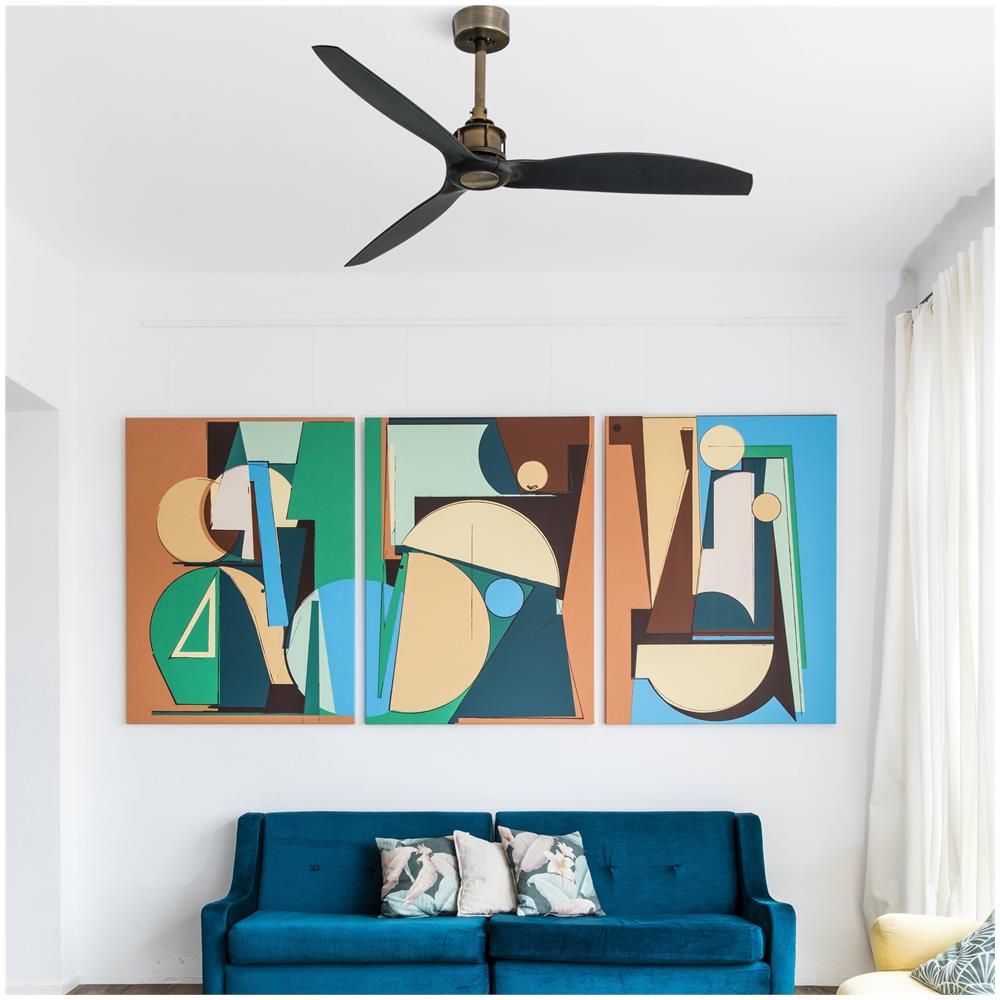 Ventilatore Da Soffito Just Fan Oro Vecchio - Foto 3