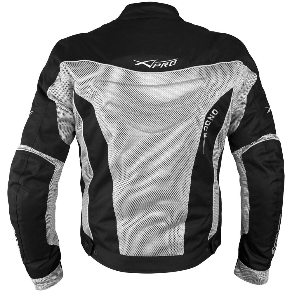 Giacca Mesh Traforato Traspirante Tessuto Tecnico Moto Touring Sport Grigio S - Foto 2