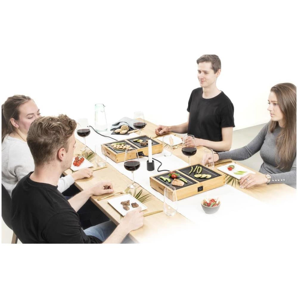 Piastra Elettrica DINNER4ALL Pure con Potenza 840 W Colore Legno - Foto 7