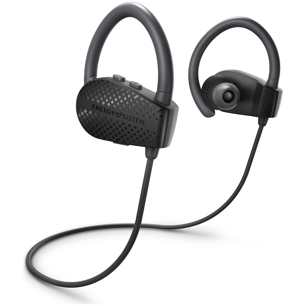 Earphones Bluetooth Sport 1+ Dark (bluetooth 5.1, Controllo Vocale Voice Assistant, Sistema Di Fissaggio Secure-fit, Resistenti Al Sudore) - Nero - Foto 1