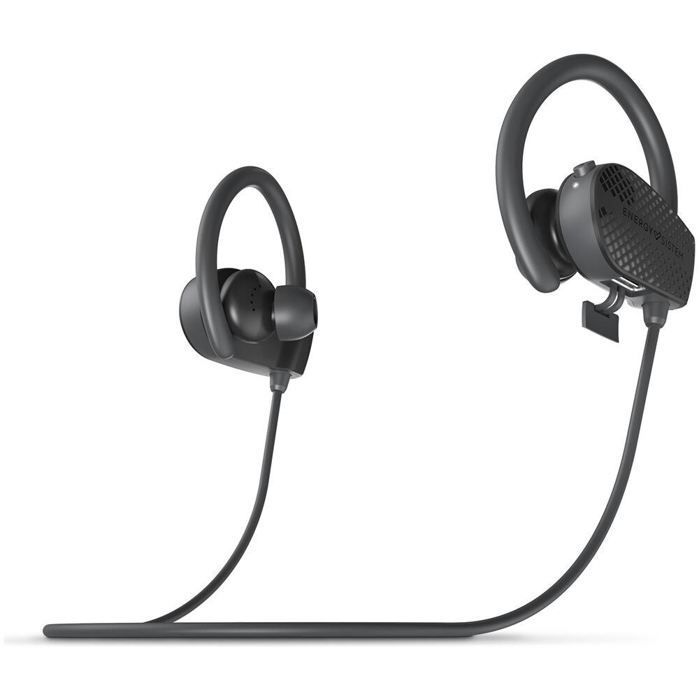 Earphones Bluetooth Sport 1+ Dark (bluetooth 5.1, Controllo Vocale Voice Assistant, Sistema Di Fissaggio Secure-fit, Resistenti Al Sudore) - Nero - Foto 4