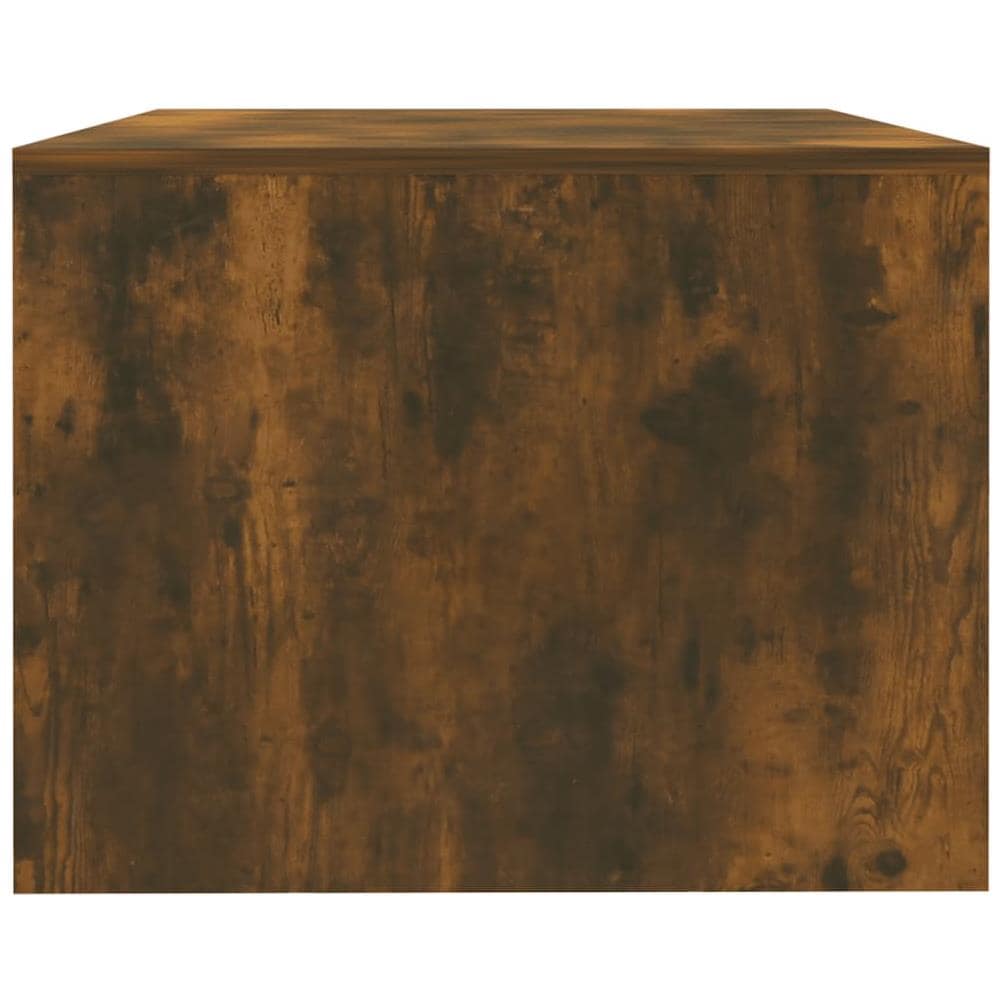 Tavolino Da Salotto Rovere Fumo 102x55x42 Cm Legno Multistrato - Foto 7