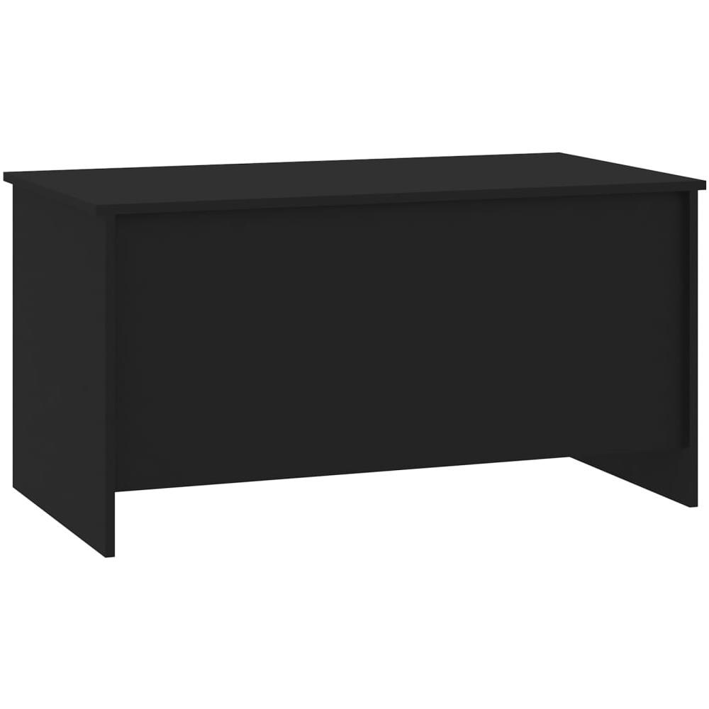 Tavolino Da Salotto Nero 102x55,5x52,5 Cm In Legno Multistrato - Foto 3