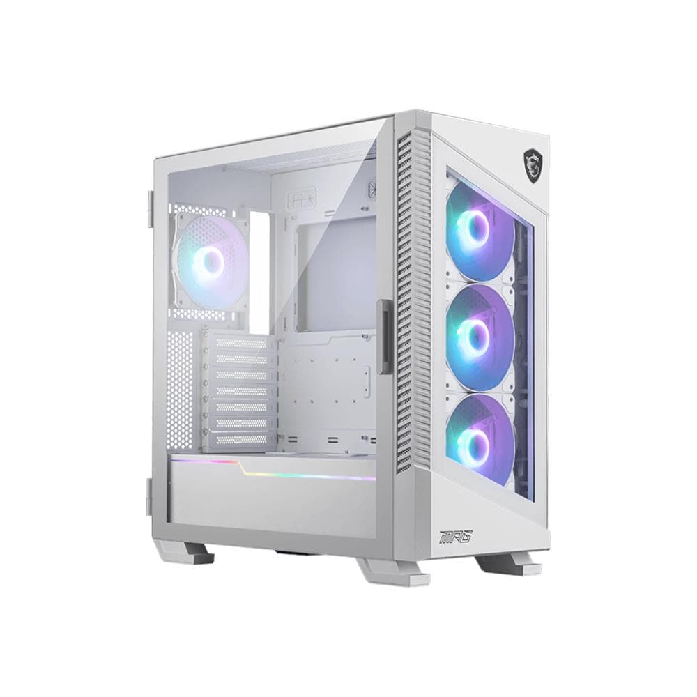 Case MPG VELOX 100R Middle Tower ATX / Micro-ATX / Mini-ITX 3 Porte USB 3.1 Colore Bianco (Finestrato) - Foto 1