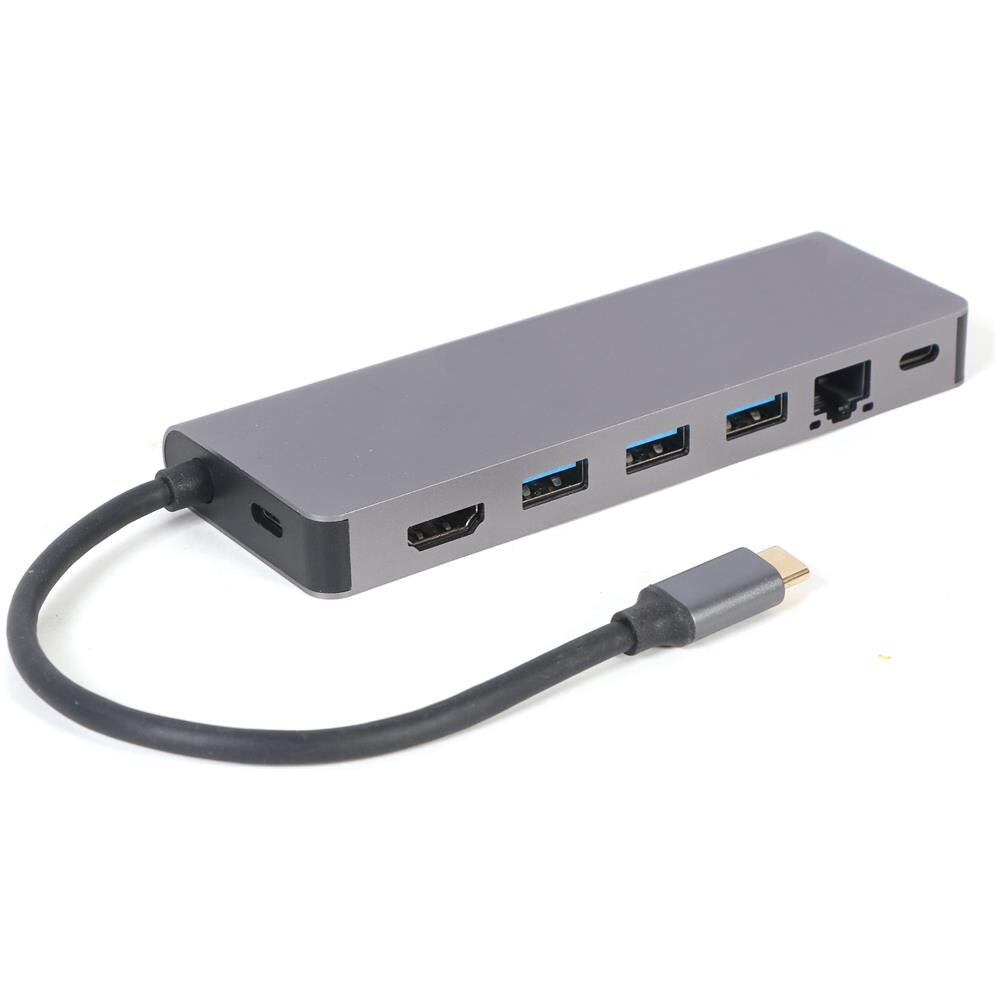 Hub di Interfaccia A-CM-COMBO5-05 USB 3.2 Gen 1 Type-C 5000 Mbit /s Colore Grigio - Foto 2