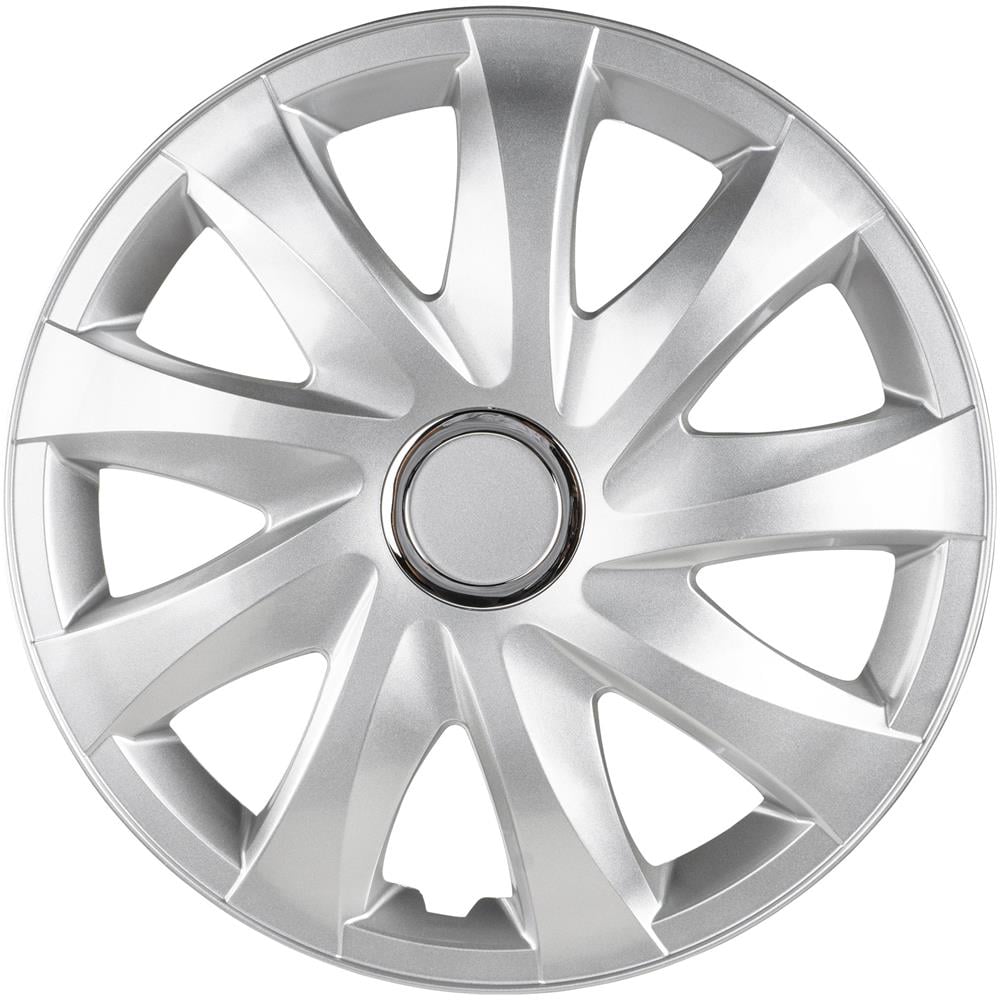 Copricerchi Drifter 14"", 4 Pezzo Argento - Foto 1