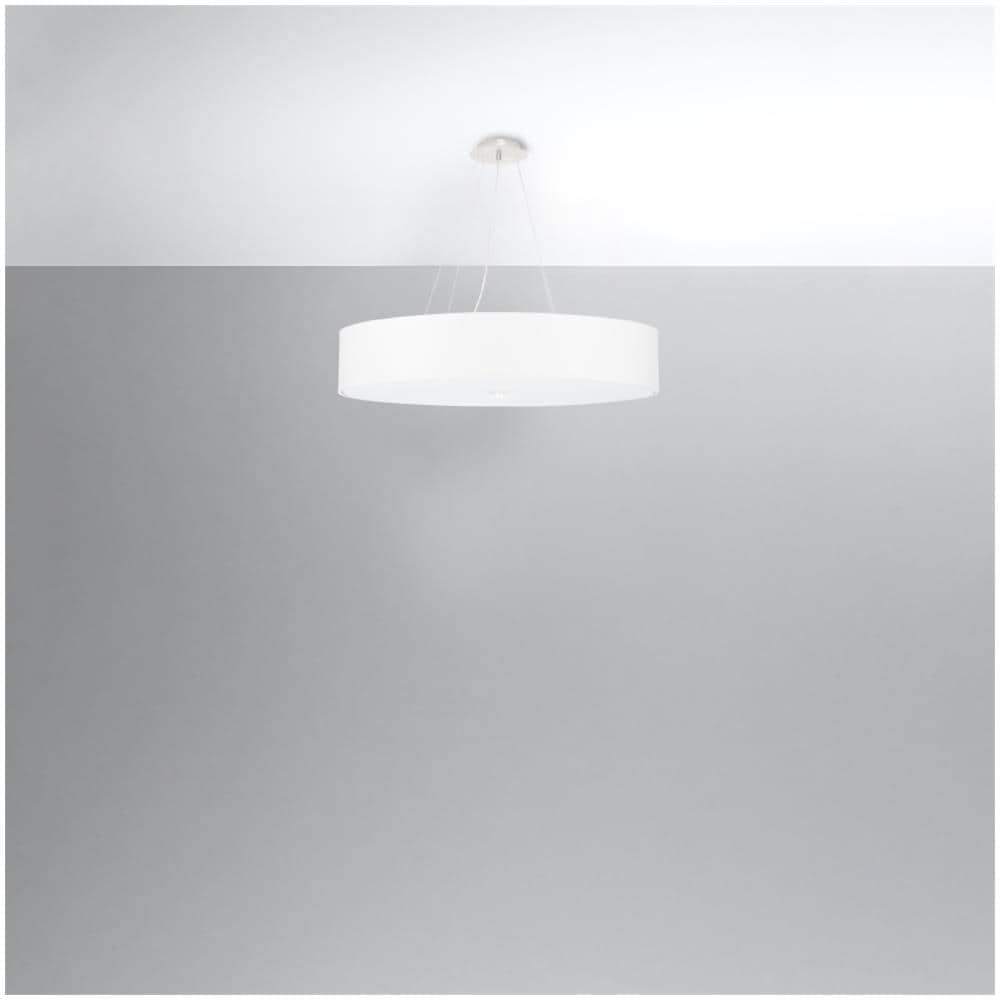 Lampadario Skala 70 Bianco Sl. 0801 - Minimalista Lampadario Bianco 105x70x70 Cm - Foto 2