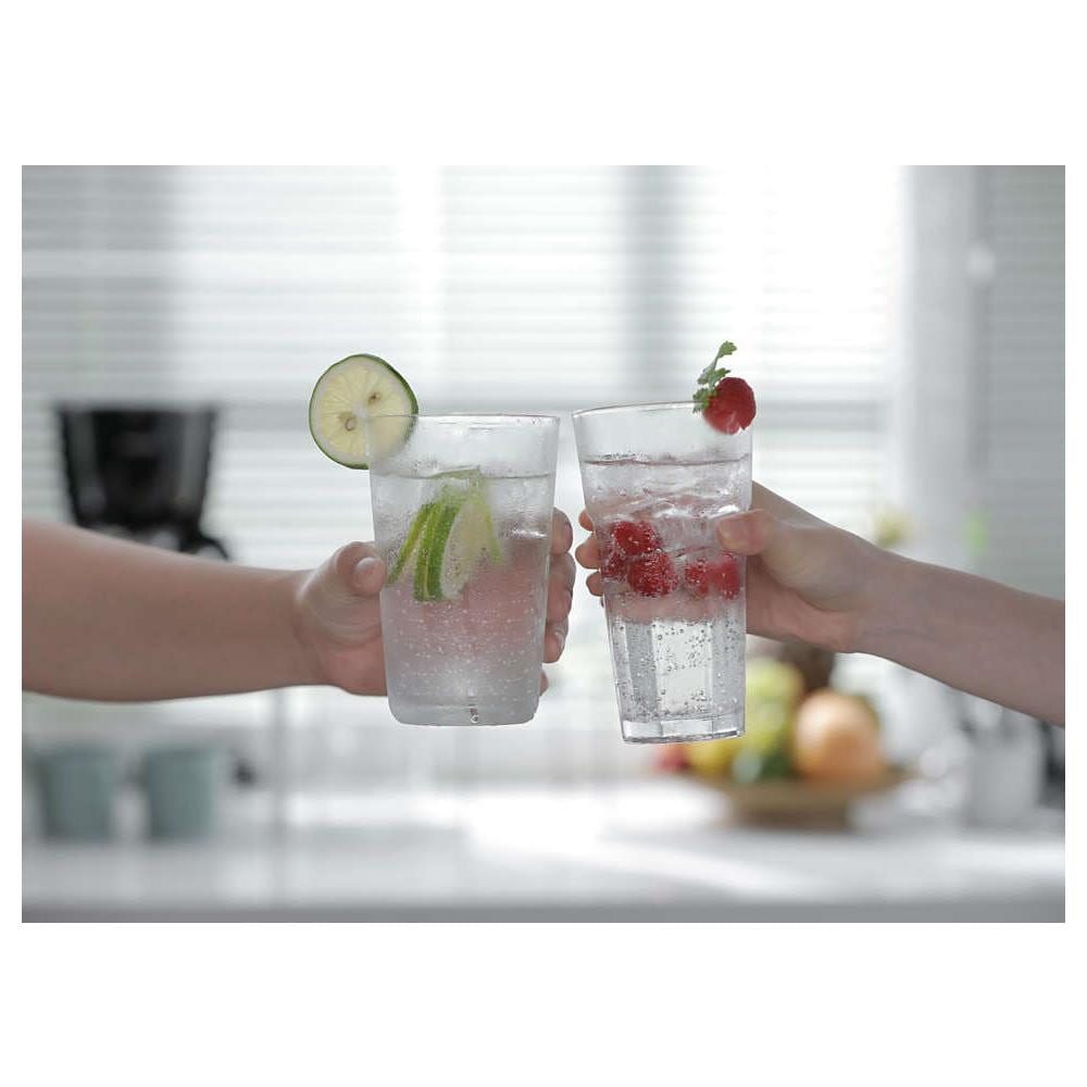 ADD912/10 borraccia Uso quotidiano 1000 ml Polietilene tereftalato (PET), Acciaio inossidabile Acciaio inossidabile, Trasparente - Foto 2