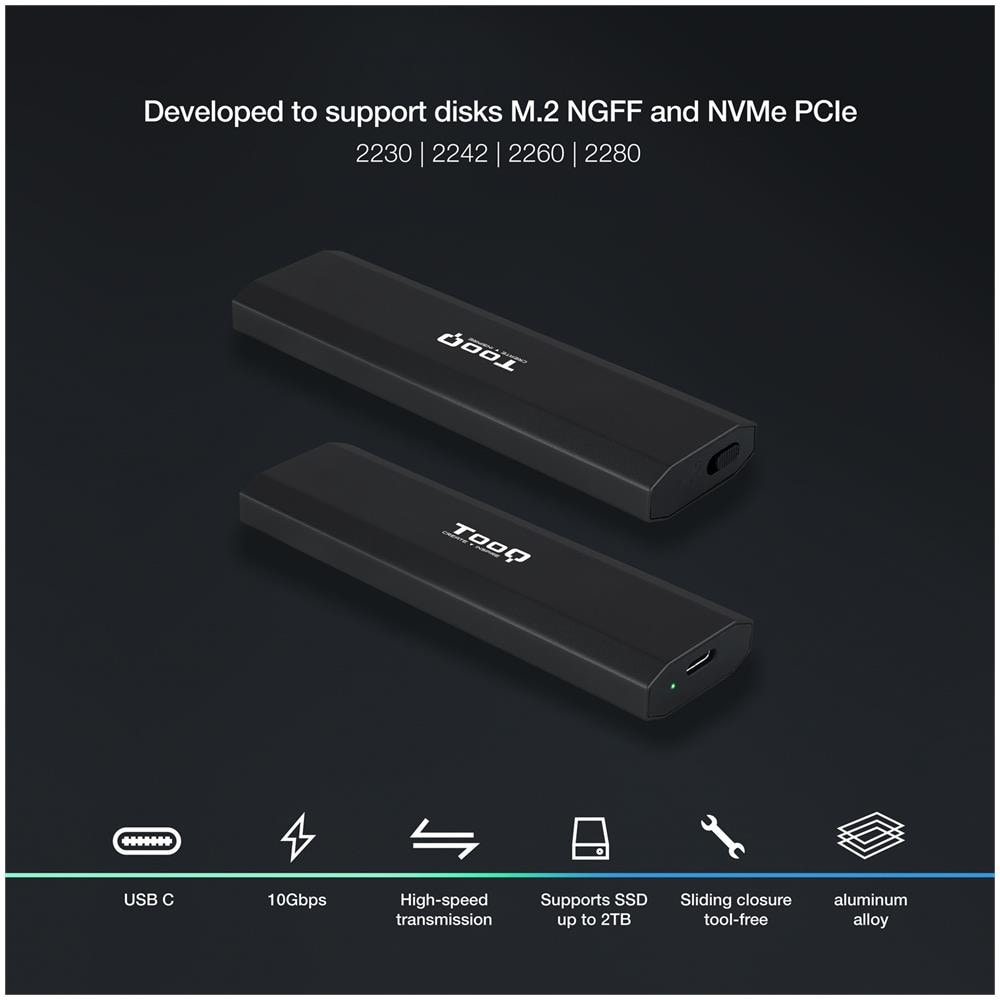 Shura Box esterno SSD Nero M. 2 - Foto 2