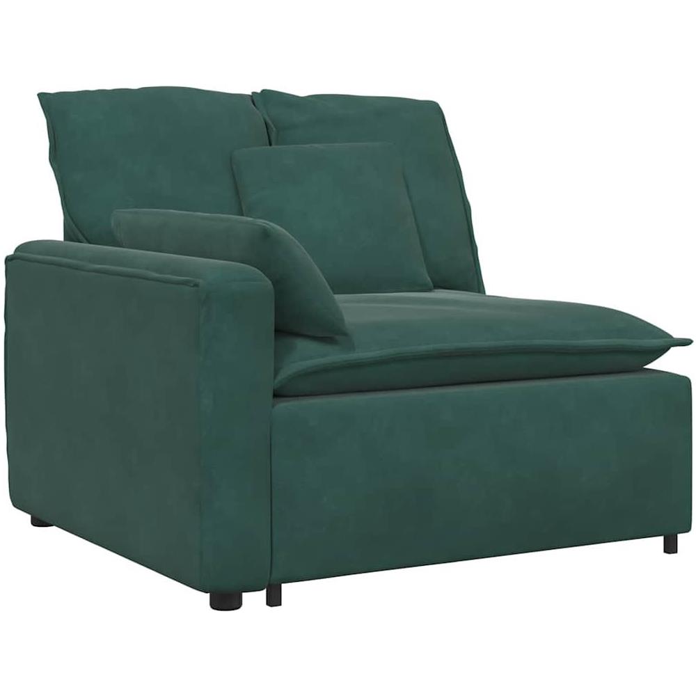 Modulo Terminale Bracciolo Divano Modulare con Cuscini 100 cm - Foto 1