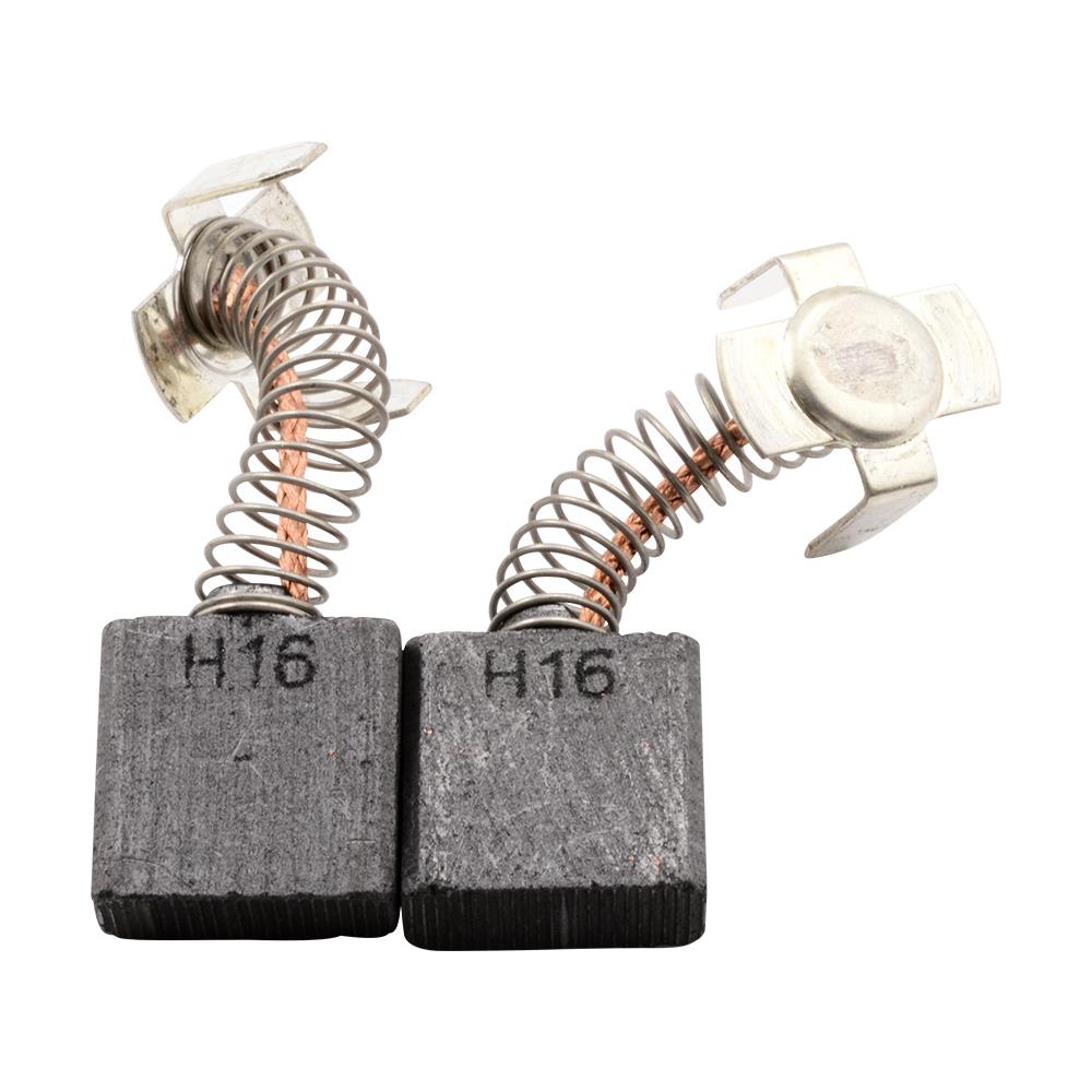 Spazzole di carbone per Hitachi H 90 - 7 x 17 x 17 mm - coppia - Foto 1