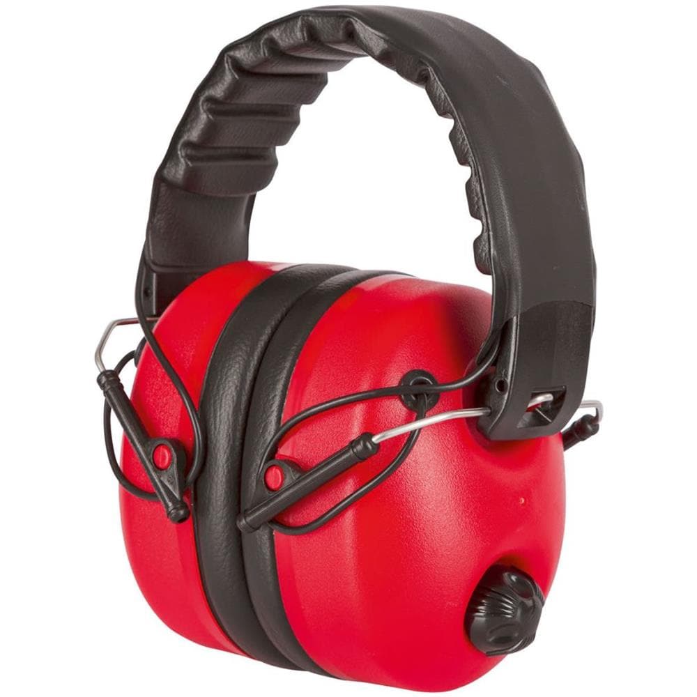 Cuffia Protettiva Per Le Orecchie Noise-cancelling Rosse E Nere 34490 - Foto 4