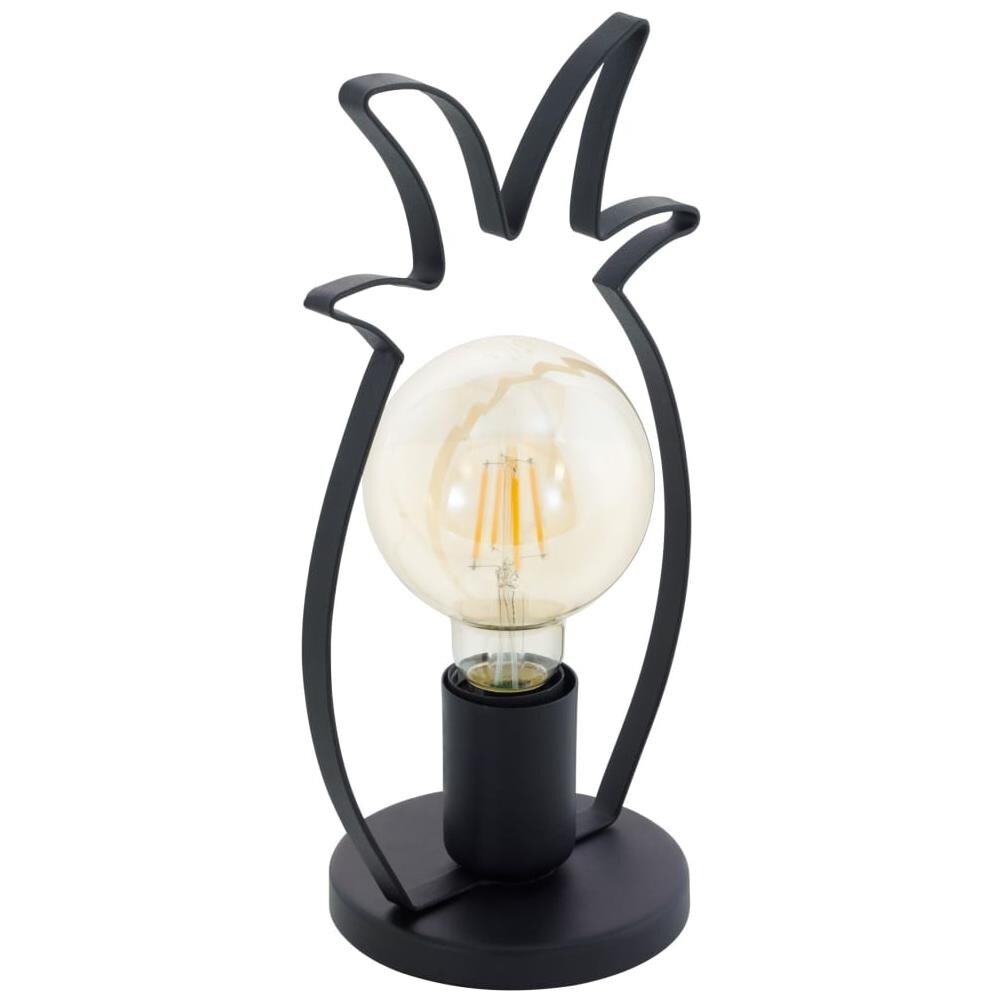 YAKii Lampada LED A Forma Di Ananas Con Effetto Tornado – 27 Cm, Alimentazione USB O Batteria, Dorata