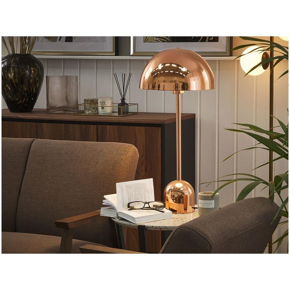 Lampada Da Tavolo Color Rame 64 Cm Macasia - Foto 1
