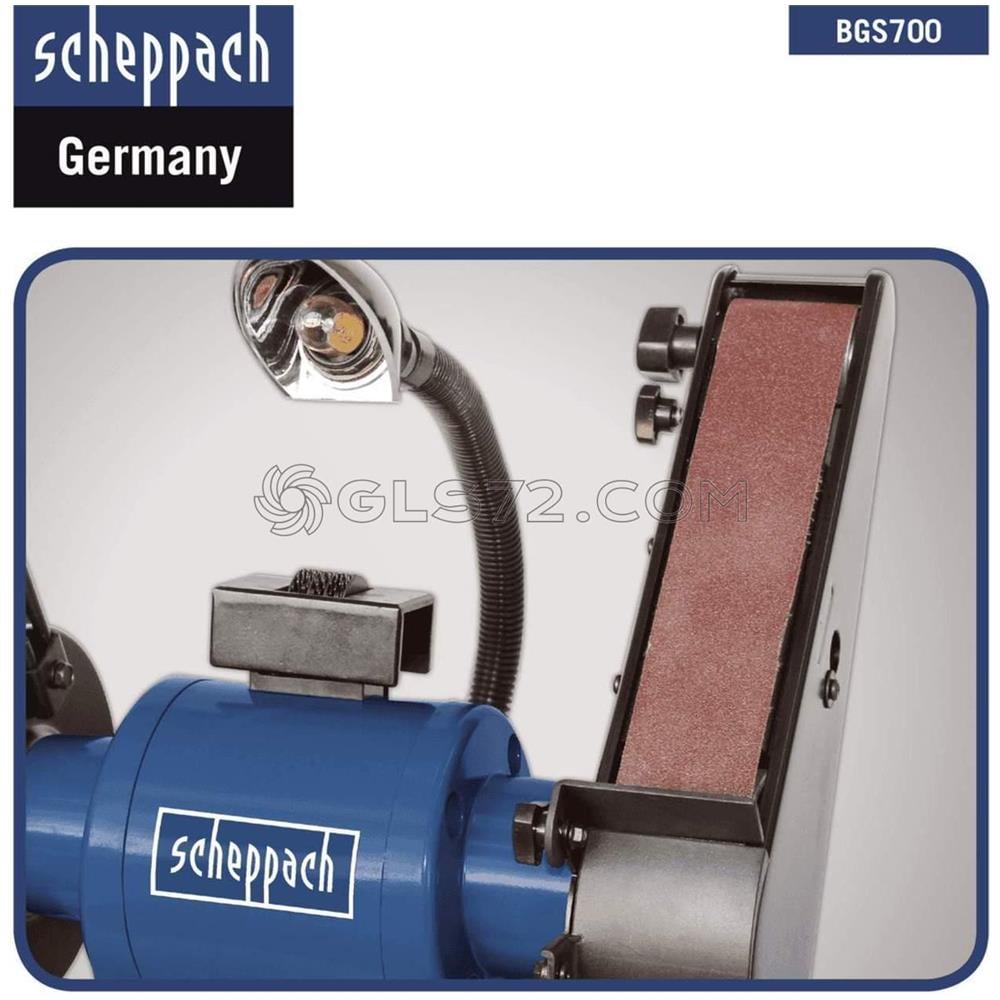 Levigatrice Smerigliatrice Combinata Da Banco A Nastro E Mola Bgs700 - Foto 2