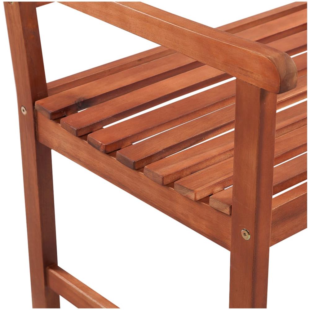 Panca da Giardino con Cuscino 120 cm in Massello di Acacia - Foto 2