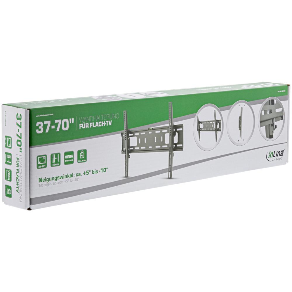 Supporto a parete Basic, per TV a schermo piatto 94-178cm (37-70"), 50kg - Foto 7