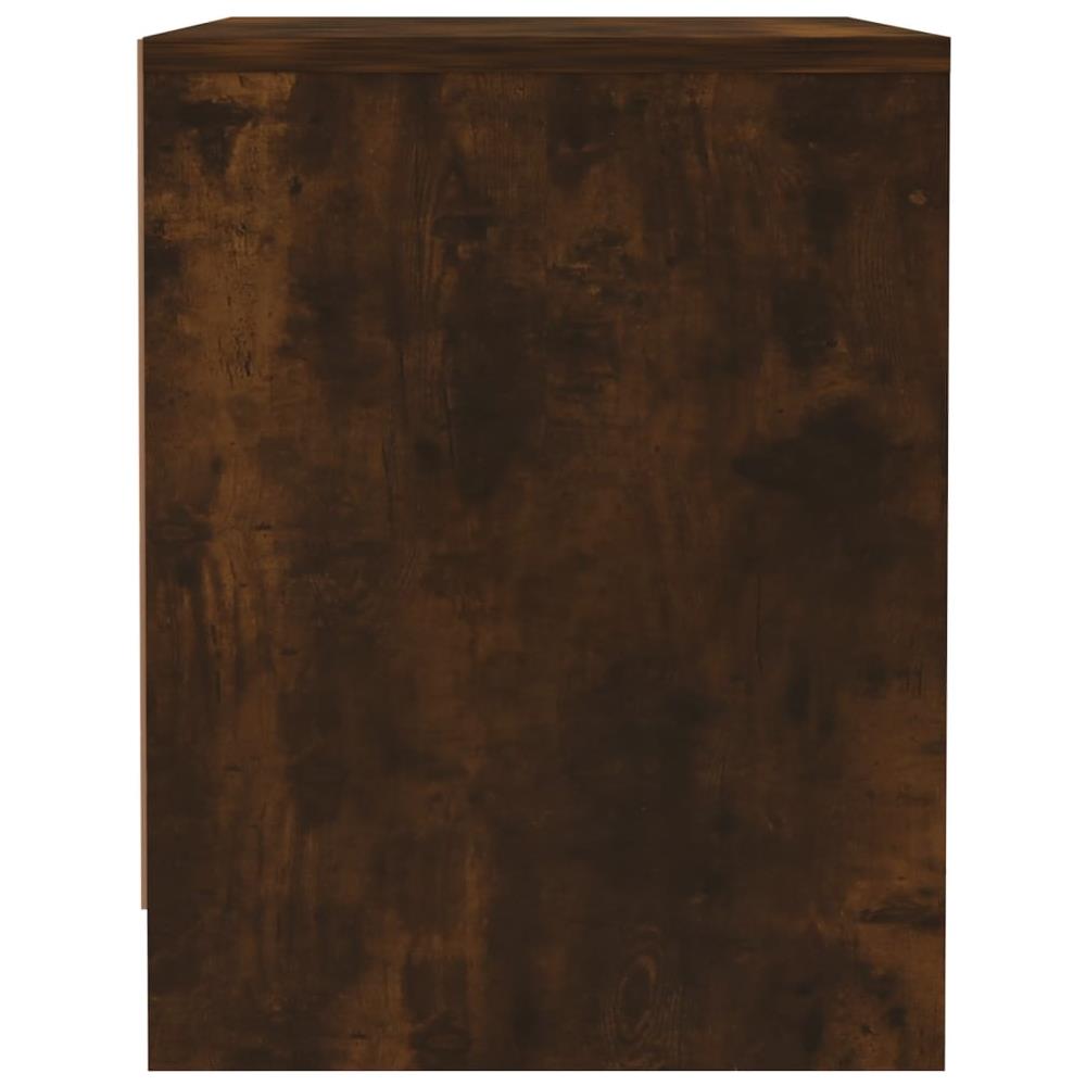 Comodini 2 pz Rovere Fumo 45x34x44,5 cm in Truciolato - Foto 9