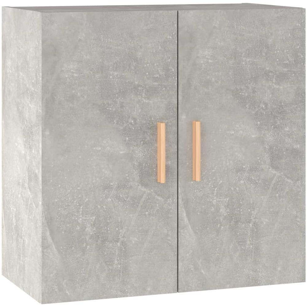 Armadietto A Muro Grigio Cemento 60x30x60 Cm Legno Multistrato - Foto 2