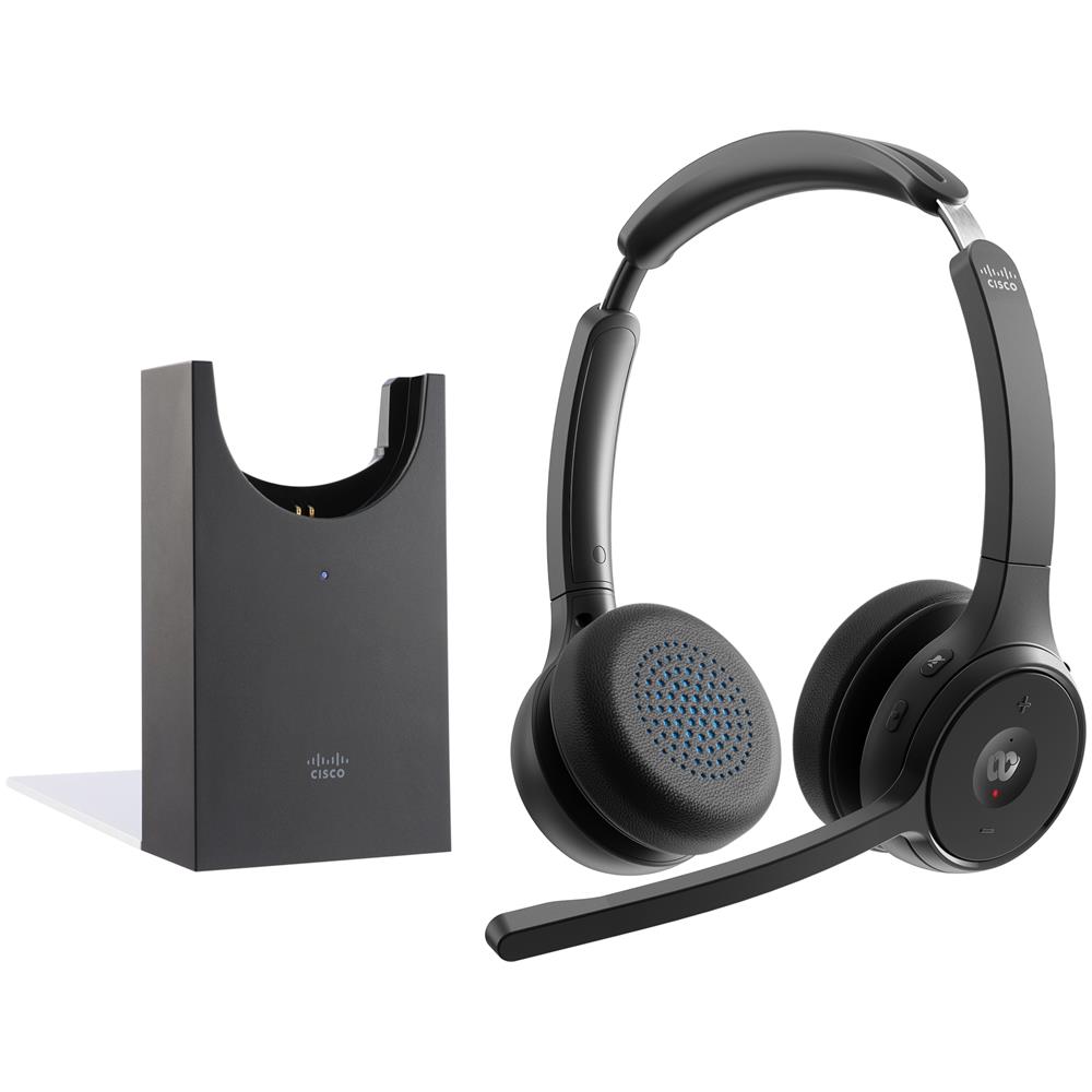 HS-WL-722-BUNAS-C cuffia e auricolare Wireless A Padiglione Ufficio Bluetooth Base di ricarica Nero - Foto 1