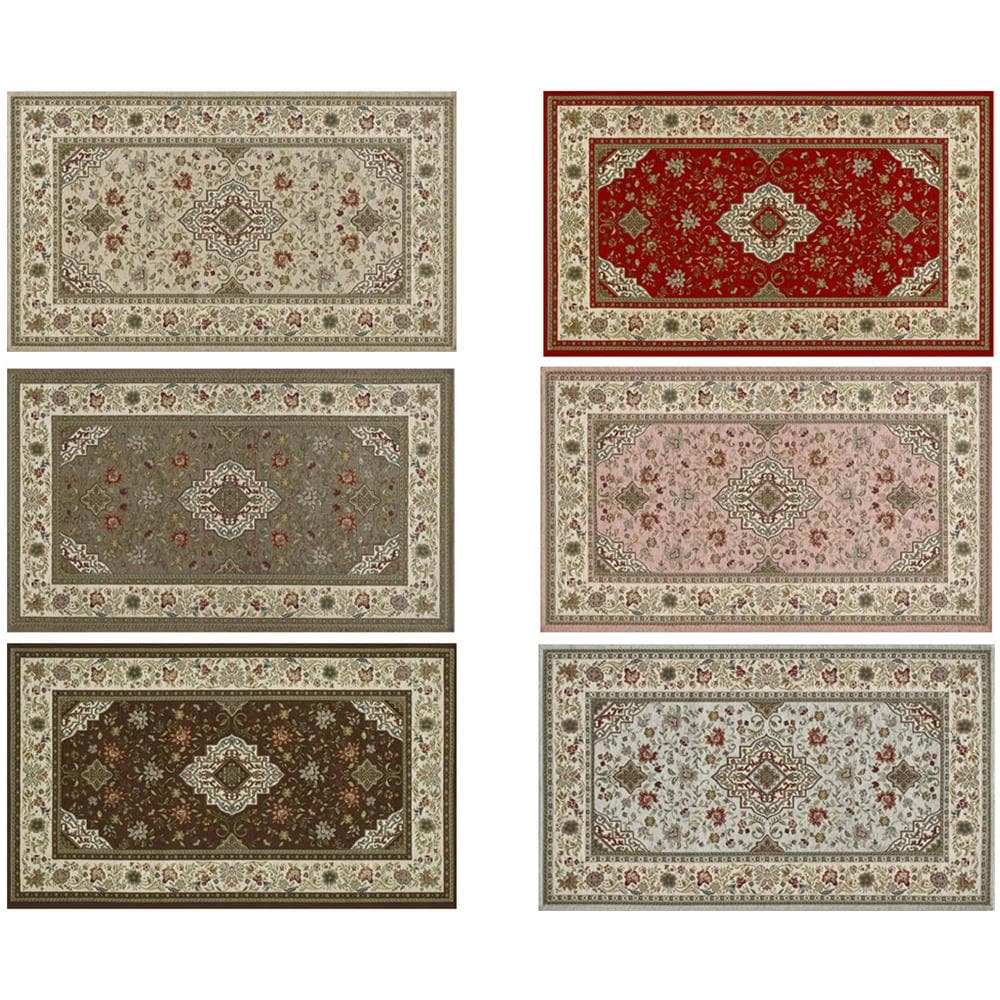 Tappeto Salotto Camera Velour Antiscivolo Mod. Tabriz Suardi Vari Colori 85x150cm Marrone - Foto 2