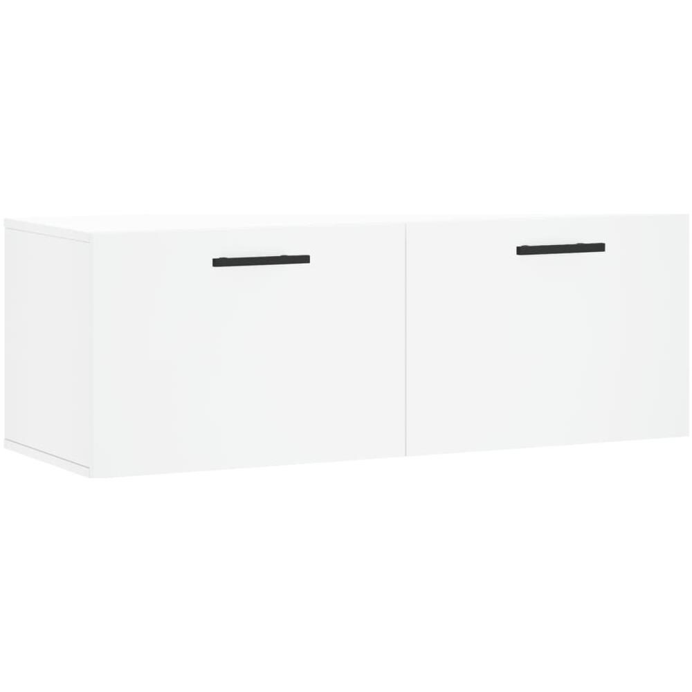 Mobile A Parete Bianco 100x36,5x35 Cm In Legno Multistrato - Foto 2