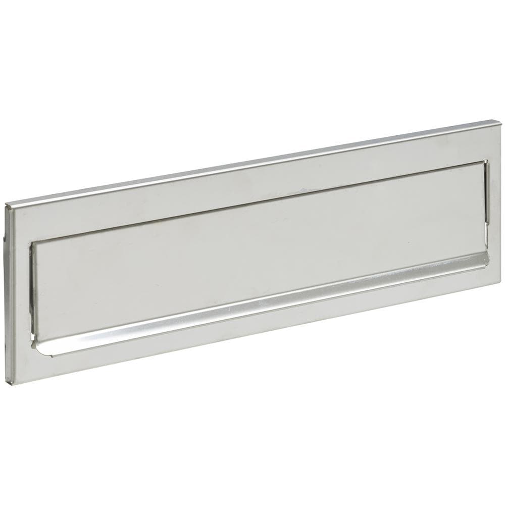 C601 Copri Fessura Buca Delle Lettere In Acciaio Per Porte O Cancelli Esterni, Portalettere Esterne, Apertura 23 X 3 Cm, Resistente, Inox - Foto 1