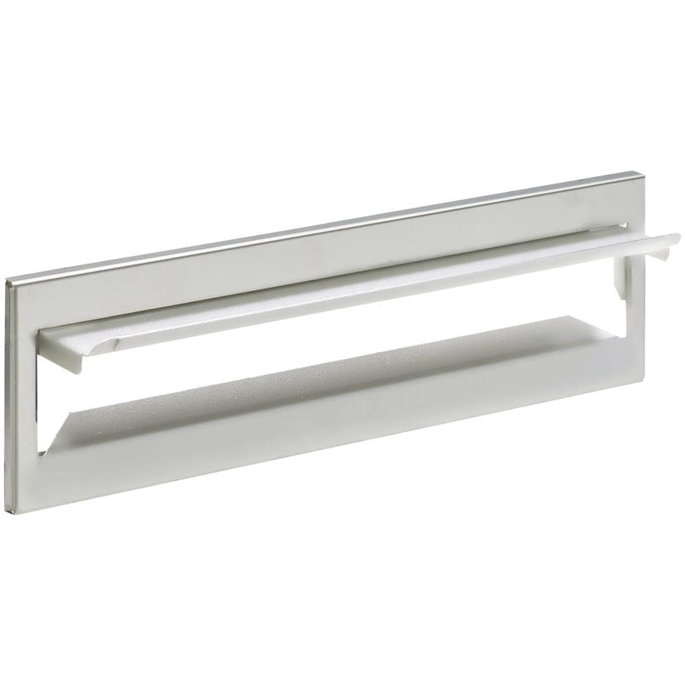 C601 Copri Fessura Buca Delle Lettere In Acciaio Per Porte O Cancelli Esterni, Portalettere Esterne, Apertura 23 X 3 Cm, Resistente, Inox - Foto 2