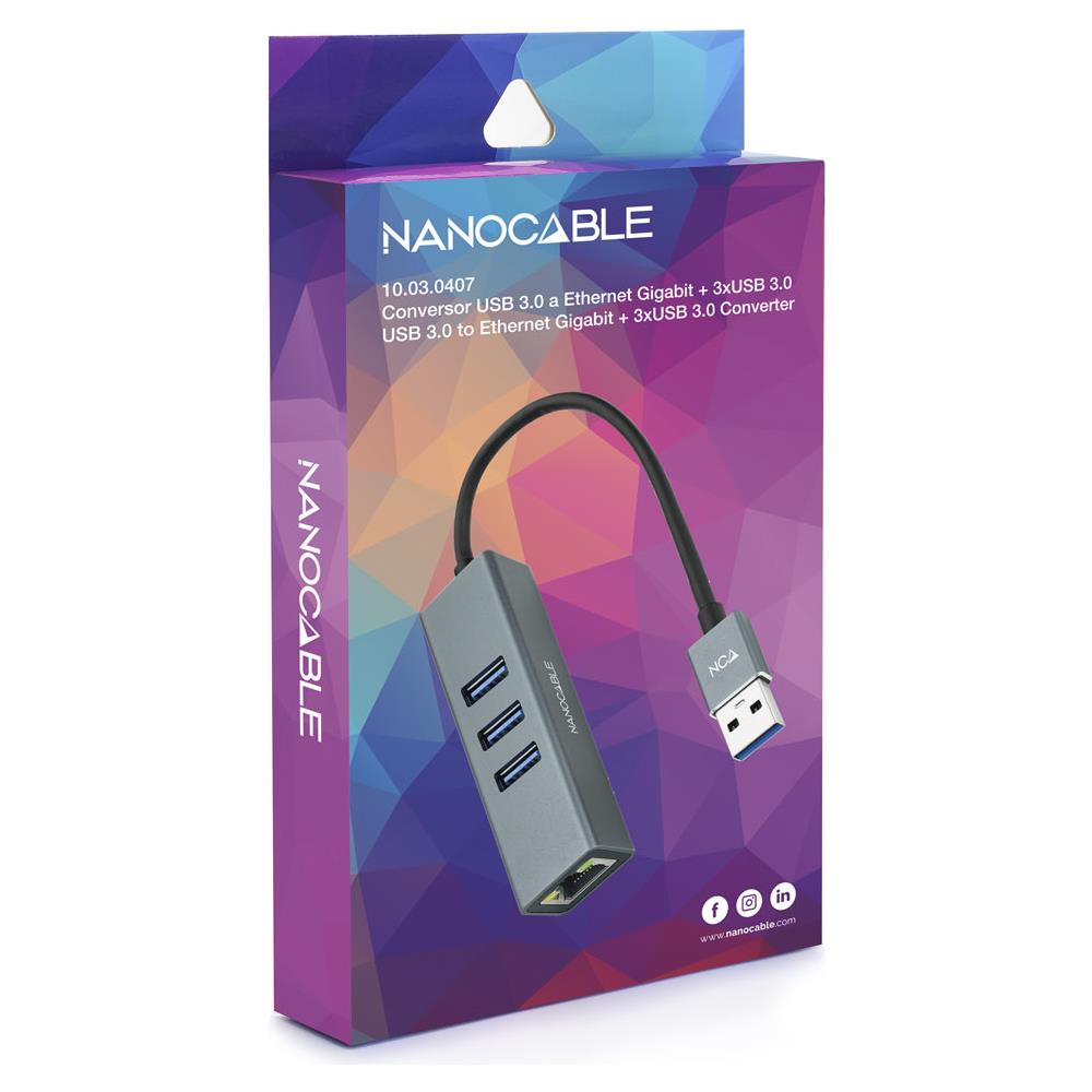 10.03.0407 replicatore di porte e docking station per laptop Cablato USB 3.2 Gen 1 (3.1 Gen 1) Type-A Grigio - Foto 5