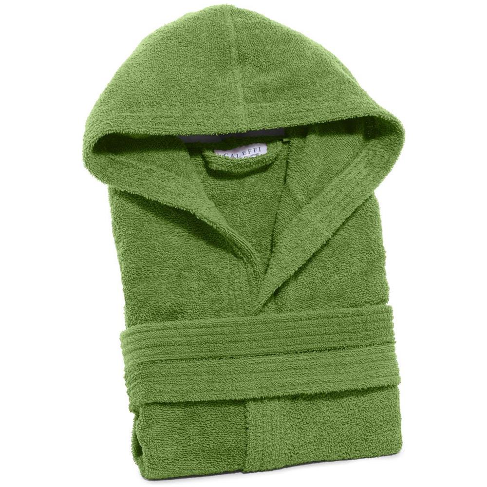 Accappatoio Con Cappuccio Spugnissima Minorca In Cotone Colore Verde Misura 3xl - Foto 2