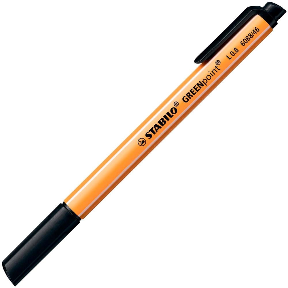 GREENpoint - Penna Ecosostenibile con punta in fibra - CO2 neutral - Astuccio da 4 - Colori assortiti - Foto 2