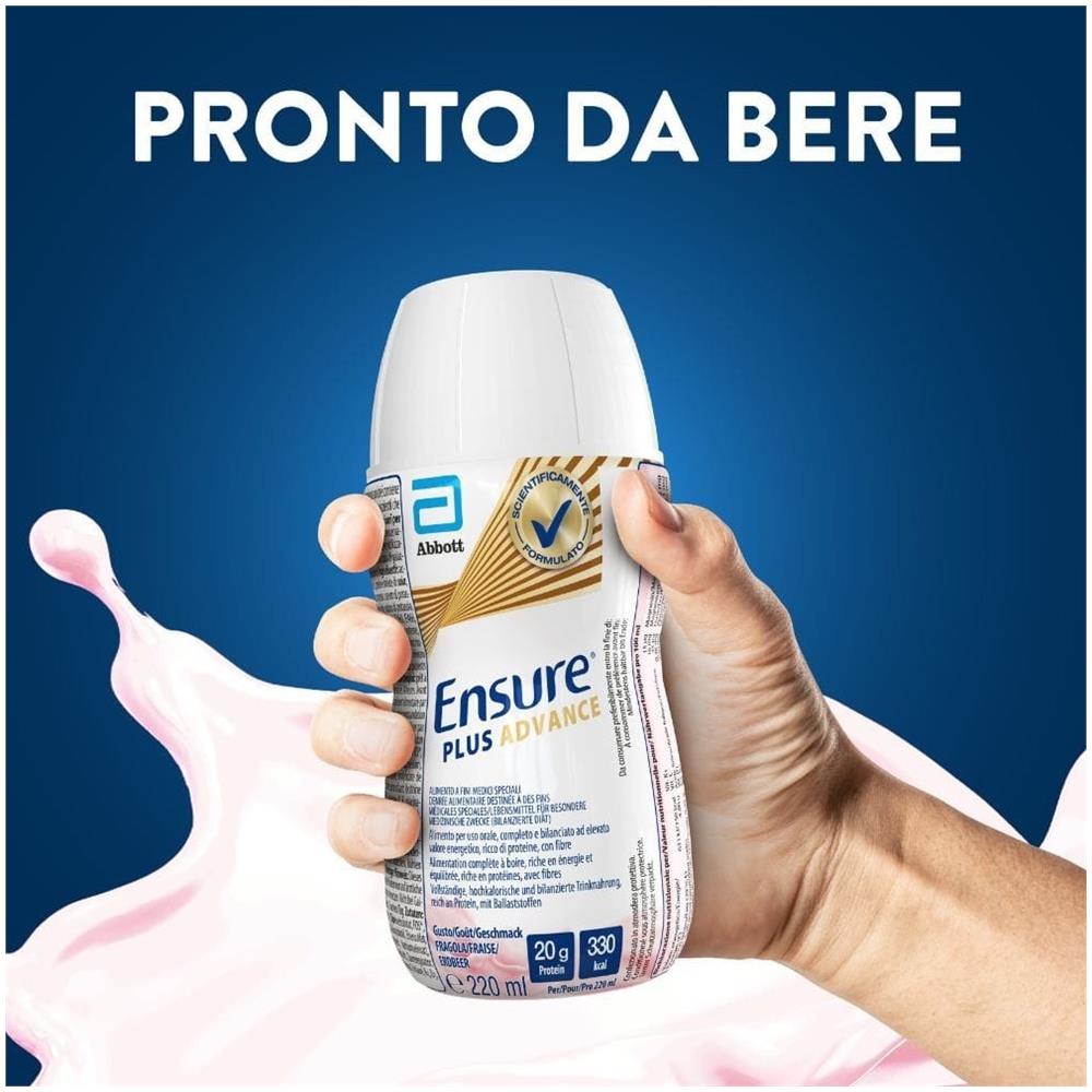 Ensure Plus Advance Fragola 4 Bottiglie da 220 ml - Foto 2