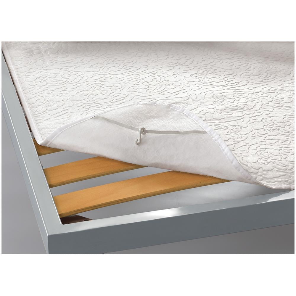 Coprirete Alba Protezione Rete Letto In 100% Poliestere Made Italy Matrimoniale Coprirete Alba - Foto 12