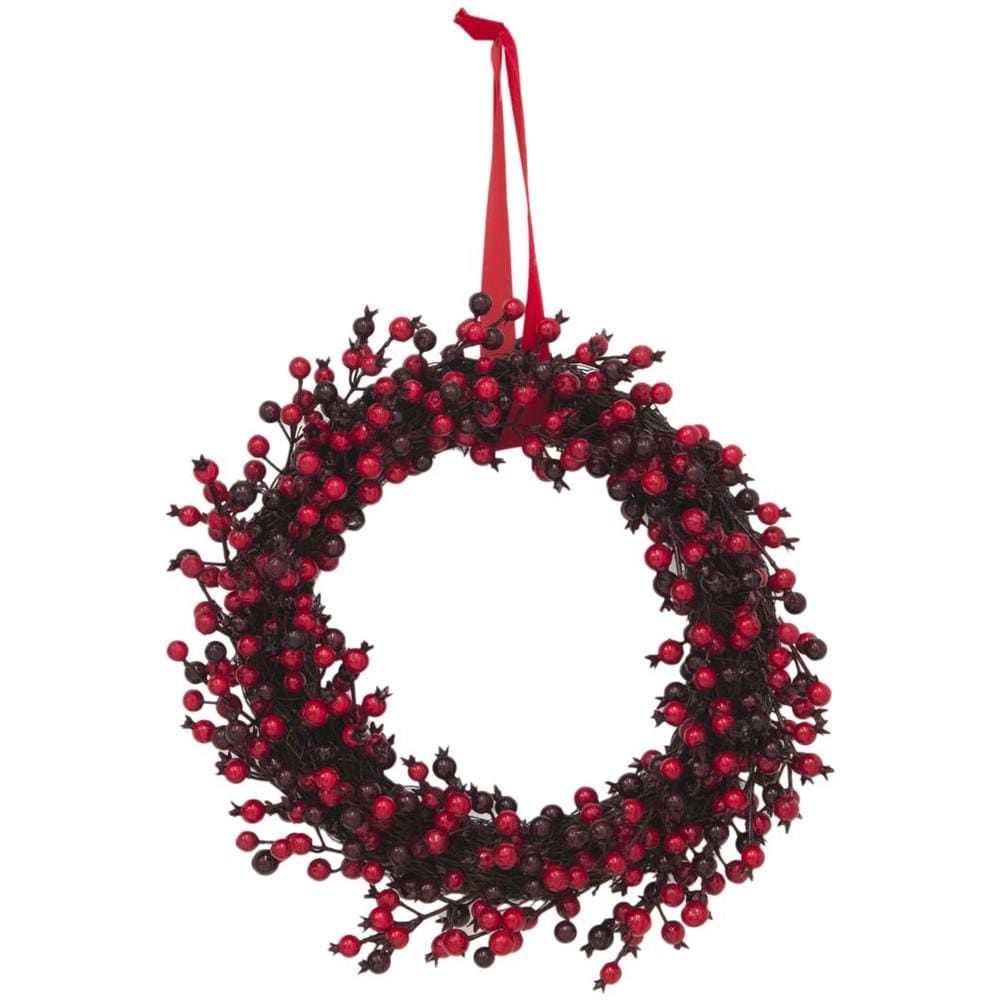 Berry Corona Di Fiori Misti 46cm - Foto 1