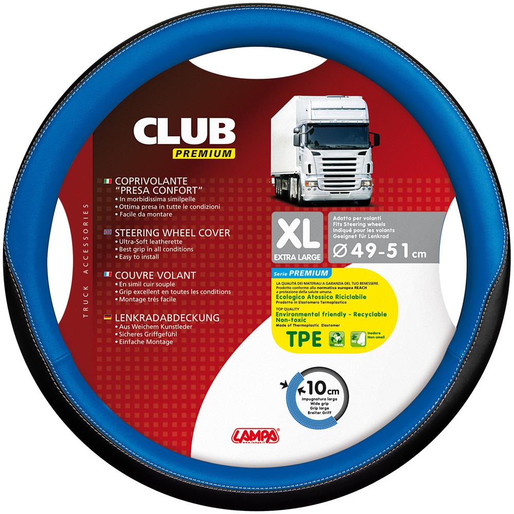 Coprivolante Club Premium Nero+blu Xl 49-51 Cm - Foto 4