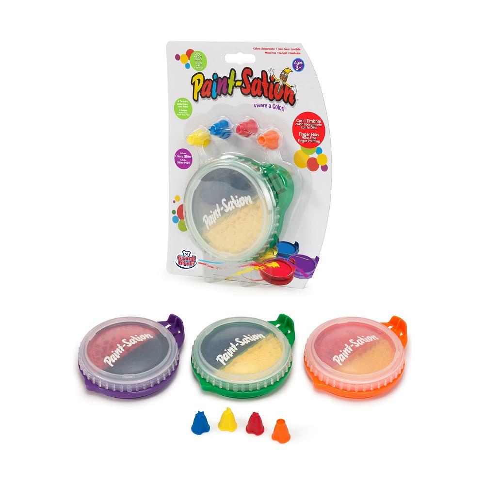 Paint Station Con Timbrini Per Dita, Gg01601 - Foto 1
