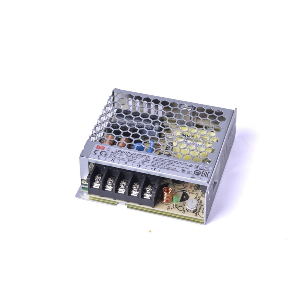 King-led Meanwell Alimentatore Meanwell Ac / dc Modello Lrs-75-24 Da 75w 24v Trasformatore Switching Non Impermeabile Ip20 Per Led - Foto 1