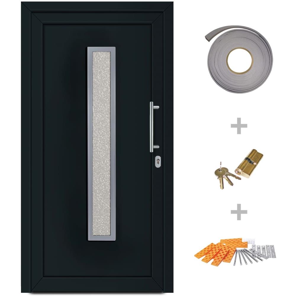 Porta Di Ingresso Antracite 108x200 Cm - Foto 1