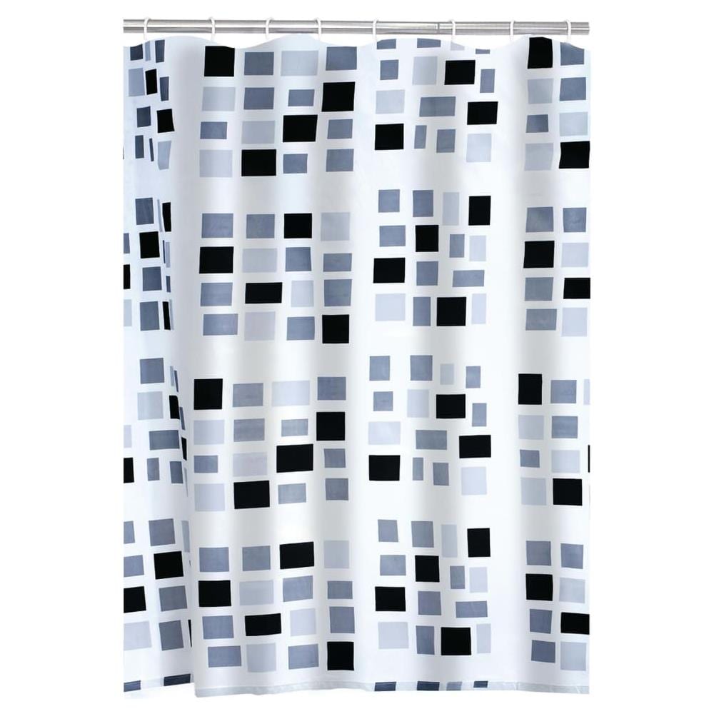 Tenda Da Doccia Stones In Tessuto - Foto 1