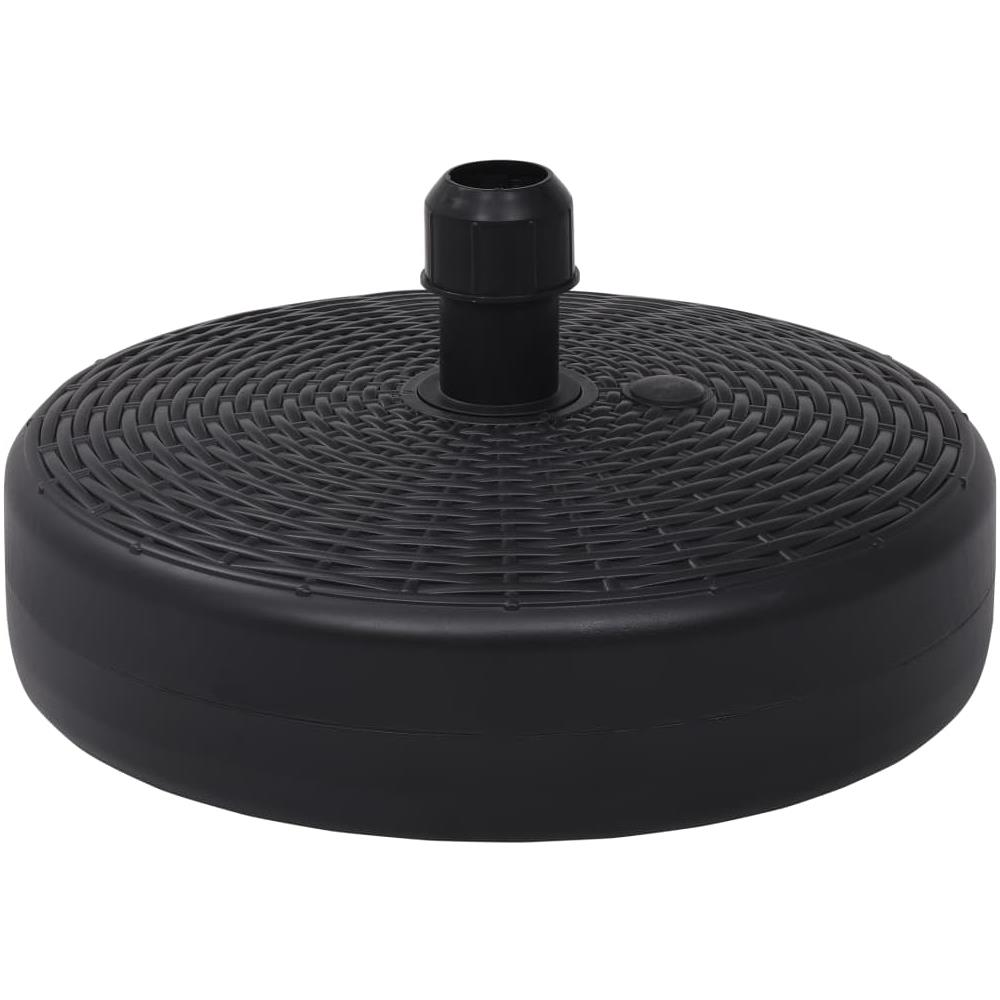 Base per Ombrellone Riempibile con Sabbia / Acqua 24L Nera - Foto 1