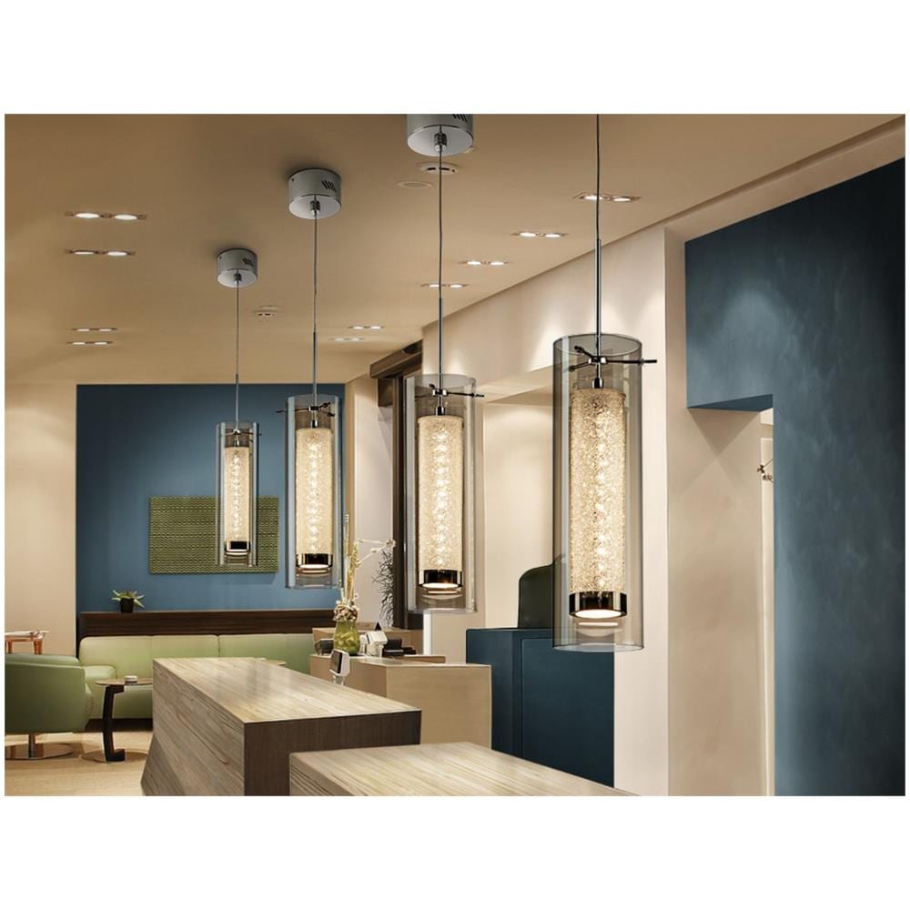 Sospensione A Soffitto In Cristallo Led Integrata - Foto 1